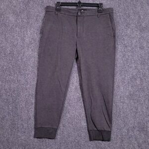 Under 5'10 Omni‎ Stretch Jogger Pants Charcoal Zipper Pockets 33x24 (FITS 33x23)
